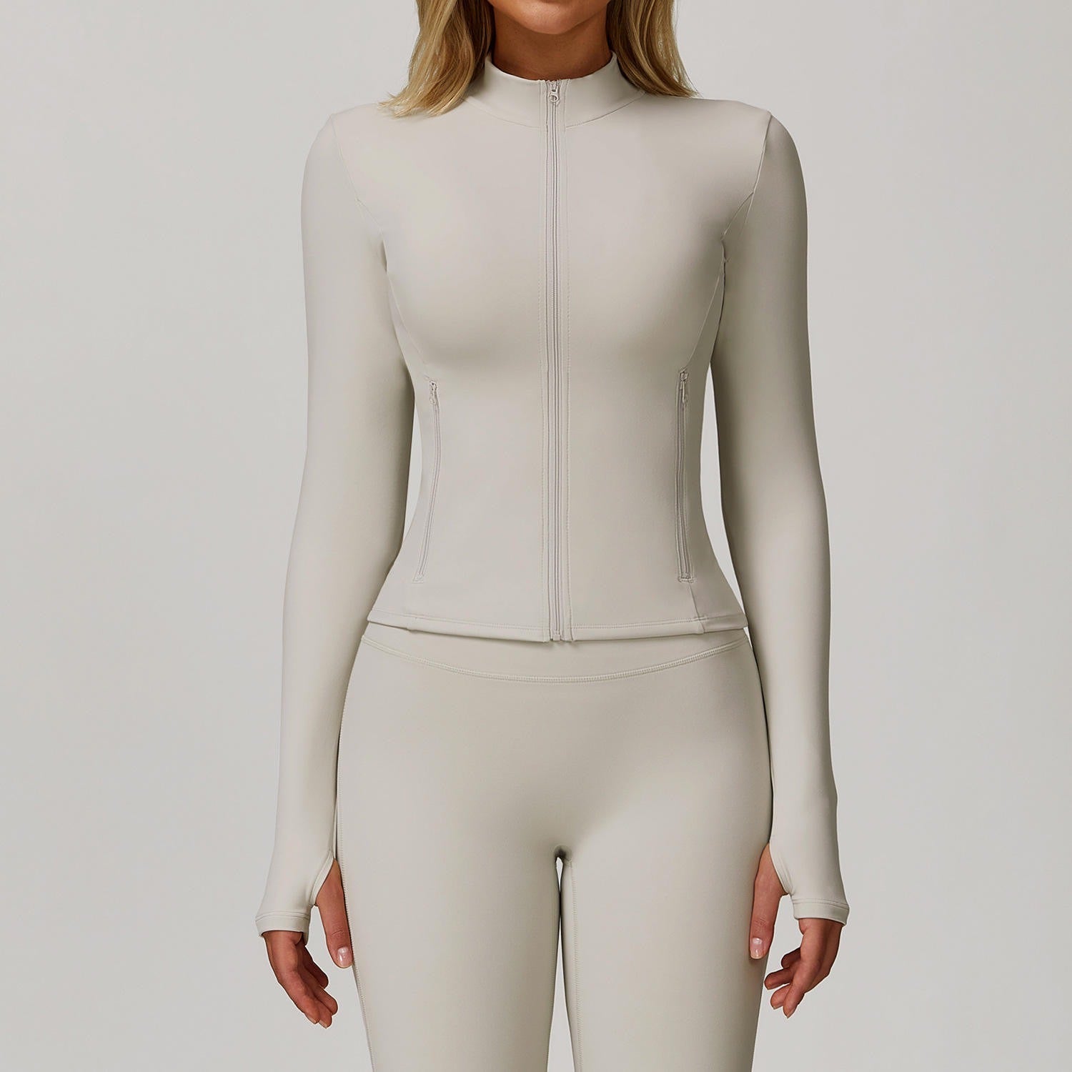 Women's Running Sports Outdoor Casual Zipper Jacket With Pocket