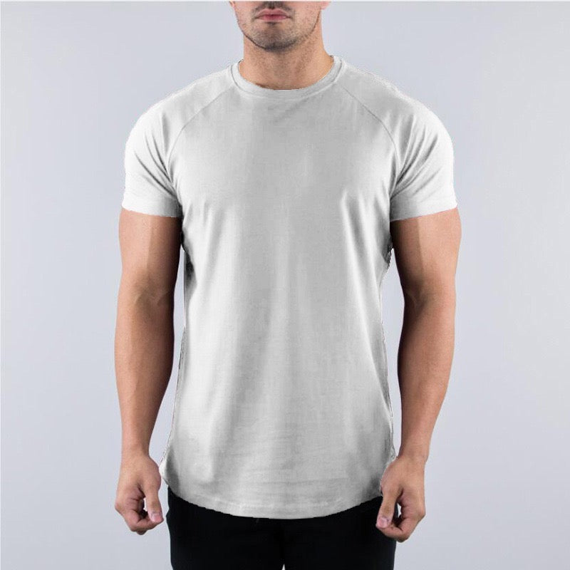 Anti-sweat Cotton Sports Shirt Men's Gym