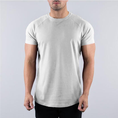 Anti-sweat Cotton Sports Shirt Men's Gym
