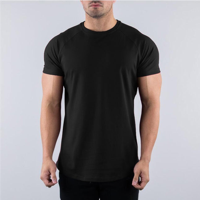 Anti-sweat Cotton Sports Shirt Men's Gym