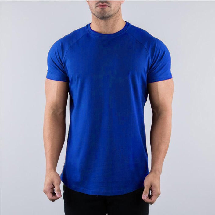 Anti-sweat Cotton Sports Shirt Men's Gym