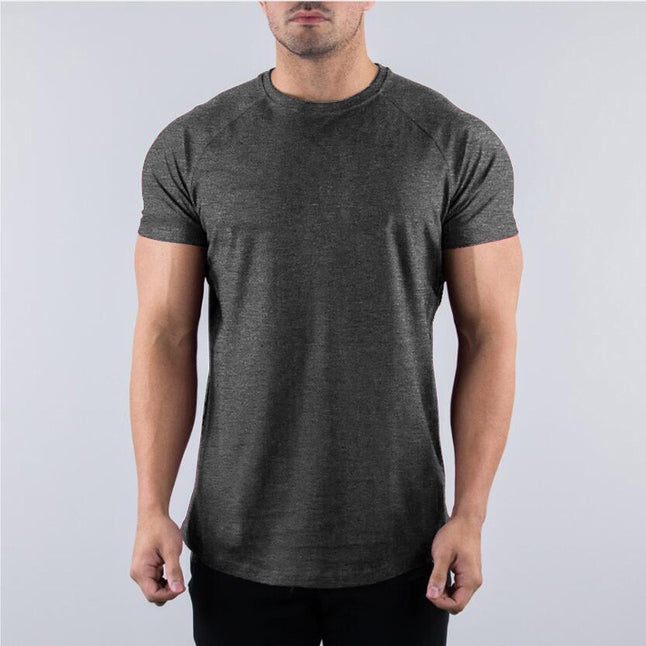 Anti-sweat Cotton Sports Shirt Men's Gym